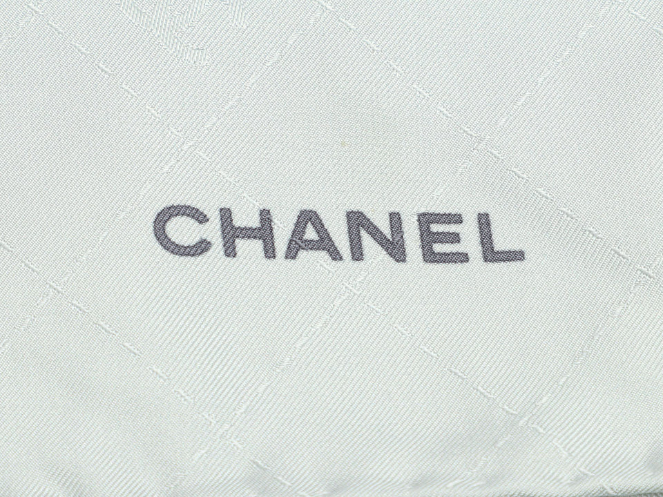 Chanel CC Jacquard Silk Scarf