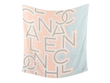 Chanel CC Jacquard Silk Scarf