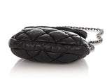 Chanel Mini Black Bubble Quilt Lambskin Paris-Moscow Crossbody