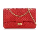 Chanel LE Red Caviar Reissue Classic Double Flap 227