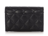 Chanel So Black Quilted Lambskin Flap  Holder