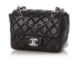 Chanel Mini Black Quilted Lambskin Classic
