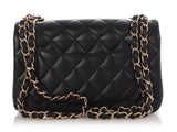 Chanel Mini Black Quilted Lambskin Rectangular Classic