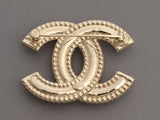 Chanel Medium Crystal CC Logo Brooch