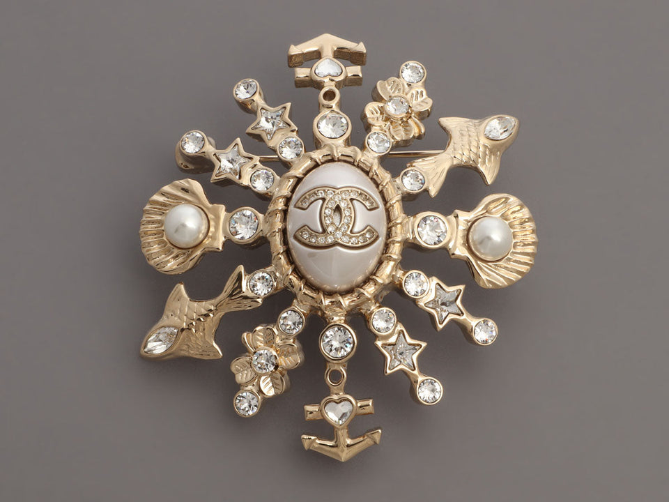 Chanel Large Sea Theme Brooch