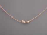 Chanel Small 18K Beige Gold Diamond N°5 Necklace