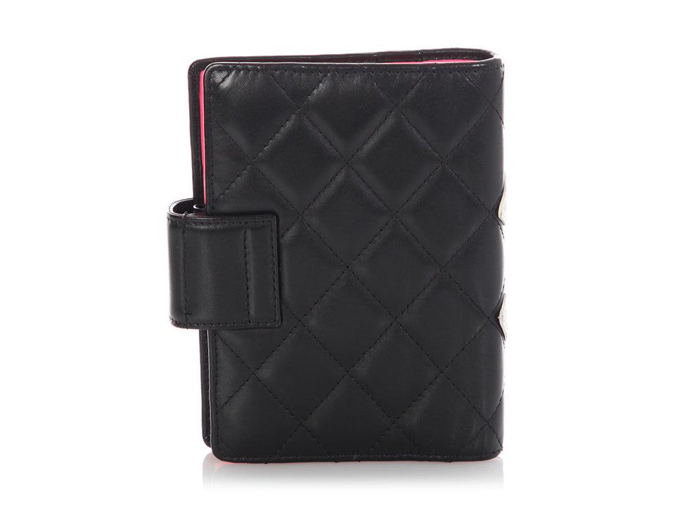 Chanel Small Black and White Cambon Ring Agenda