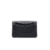Chanel Jumbo Size Double Flap Caviar with Silver Hardware