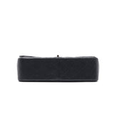 Chanel Jumbo Size Double Flap Caviar with Silver Hardware