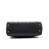 Chanel Cavier Medium Coco Handle Flap Bag with Top Handle