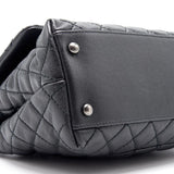 Chanel Cavier Medium Coco Handle Flap Bag with Top Handle
