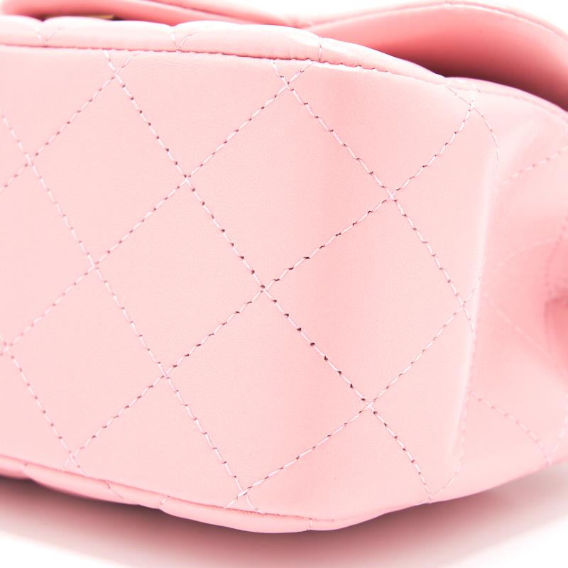Chanel Lambskin Mini Square Flap Bag