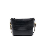 Chanel’s Medium Gabrielle Hobo Bag Crocodile Embossed Calfskin Black