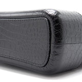 Chanel’s Medium Gabrielle Hobo Bag Crocodile Embossed Calfskin Black