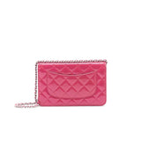 Chanel Patent Wallet on Chain