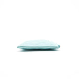 Chanel 19C Caviar Phone &  holder Tiffany Blue