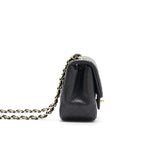 Chanel Mini Square Black  Cavier