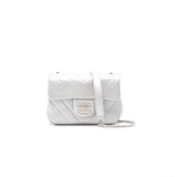 Chanel Square Mini Flap Silver