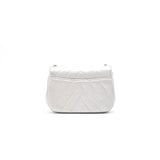 Chanel Square Mini Flap Silver
