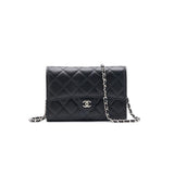Chanel Mini Lambskin WOC Black