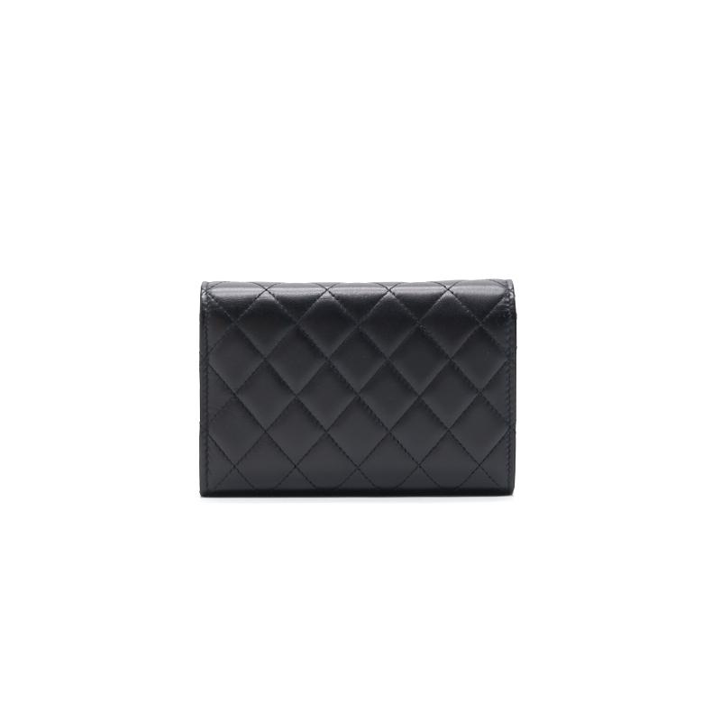 Chanel Mini Lambskin WOC Black