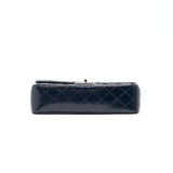 Chanel Classic Medium Double Flap Patent Leather Dark Navy with