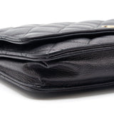 Chanel Wallet on Chain Calfskin Black with