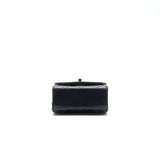 Chanel Lambskin Quilted Mini Trendy CC Chain Wallet Black