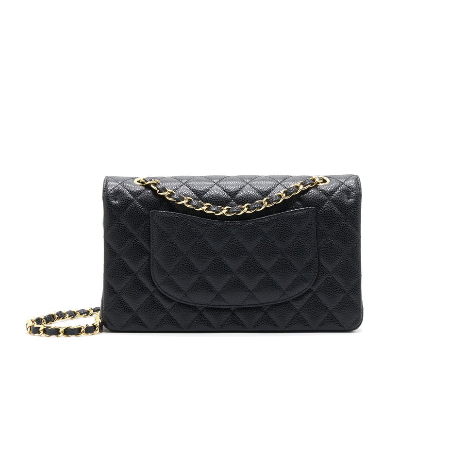 Chanel Medium 25cm Classical Double Flap Caviar Black