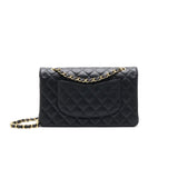 Chanel Medium 25cm Classical Double Flap Caviar Black