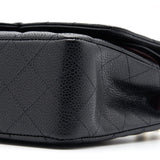 Chanel Medium 25cm Classical Double Flap Caviar Black