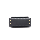 Chanel Caviar Quilted Mini Coco Handle Flap Black with