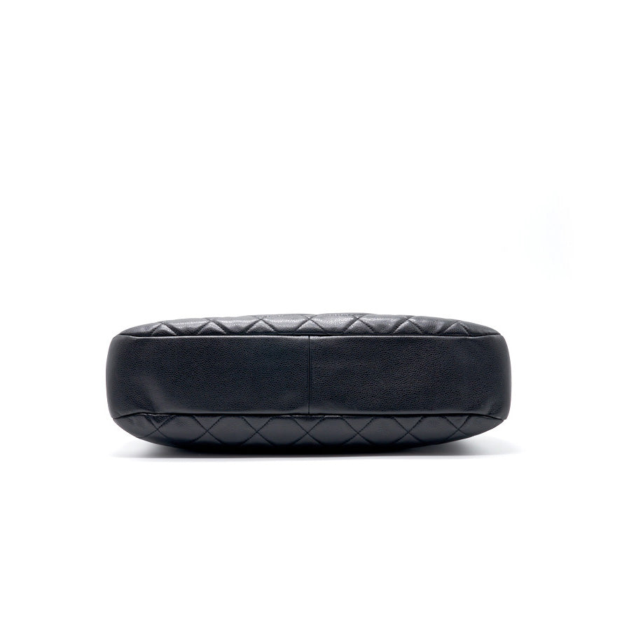 Chanel Large Black Quilted Leather CC Timeless Tote