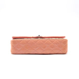 Chanel Pink Quilted Leather Medium Vintage Classic Double Flap Bag