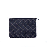 Chanel Calfskin with Metal Bead Pouch