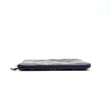 Chanel Calfskin with Metal Bead Pouch