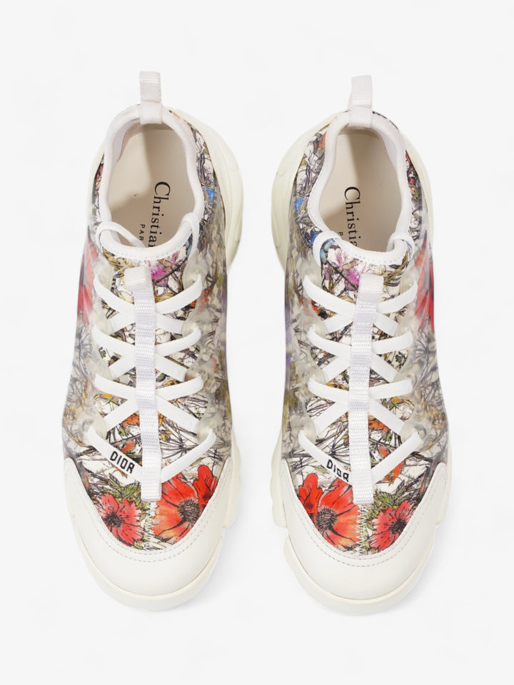 Christian Dior D-Connect White / Multicoloured Neoprene EU 38 UK 5