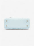 Christian Dior Lady Dior Pale Blue Lambskin Leather Small