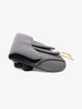 Christian Dior Saddle Belt Bag Black Leather