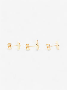 Louis Vuitton Crazy In Lock Earrings Set Gold Base Metal