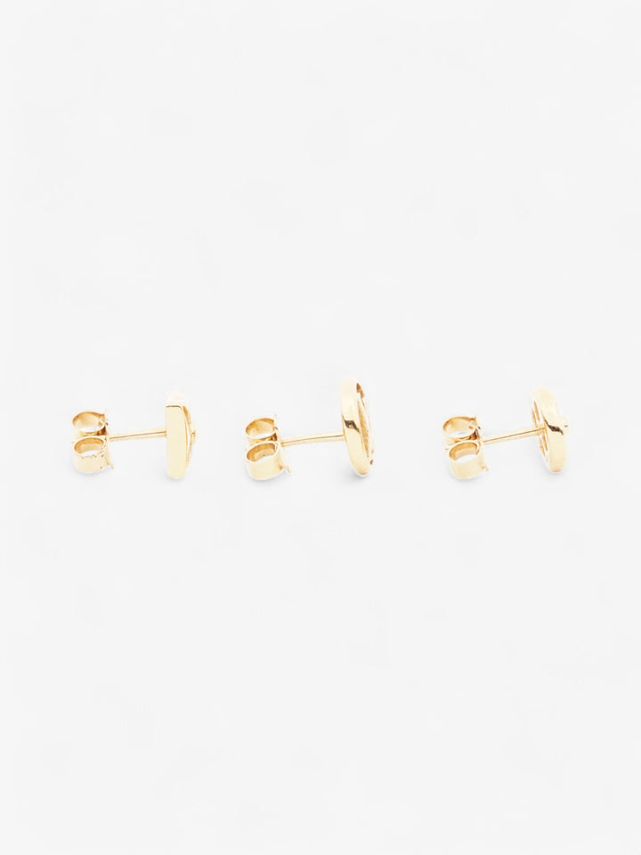 Louis Vuitton Crazy In Lock Earrings Set Gold Base Metal