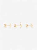 Louis Vuitton Crazy In Lock Earrings Set Gold Base Metal