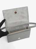 Christian Dior 30 Montaigne 2 In 1 Pouch Grey Calfskin Leather