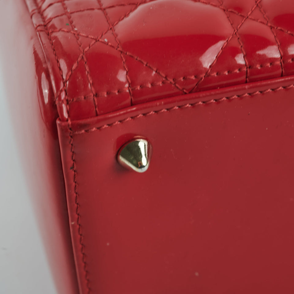 Dior Medium Lady Dior Red