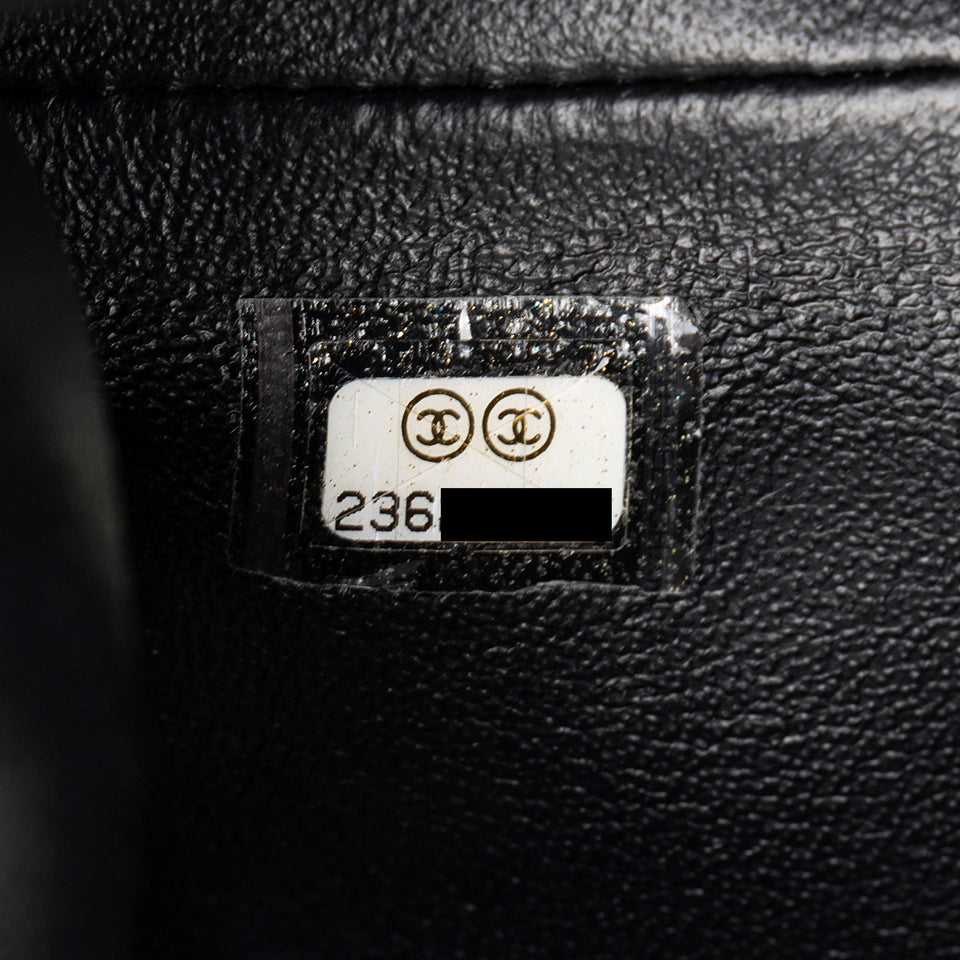 Chanel Aged Calfskin CC Frame Clutch