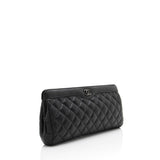 Chanel Aged Calfskin CC Frame Clutch