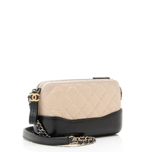 Chanel Aged Calfskin Gabrielle Clutch Crossbody