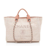 Chanel Boucle Lurex Deauville Medium Tote