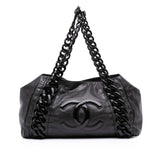 Chanel CC Calfskin Modern Chain Rhodoid East West Tote