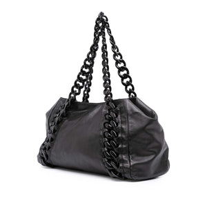 Chanel CC Calfskin Modern Chain Rhodoid East West Tote